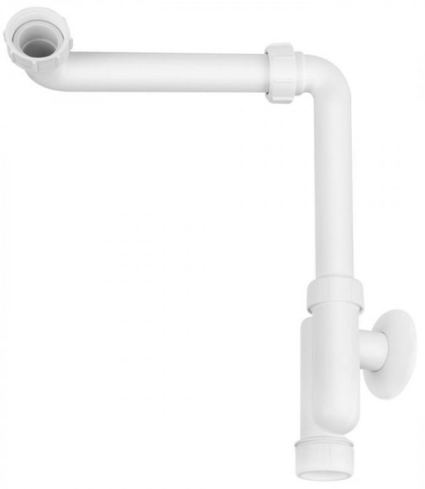 Сифон для умивальника з подовжувачем, пристінний 1 1/4" х 32мм HC13SPS-X32PF