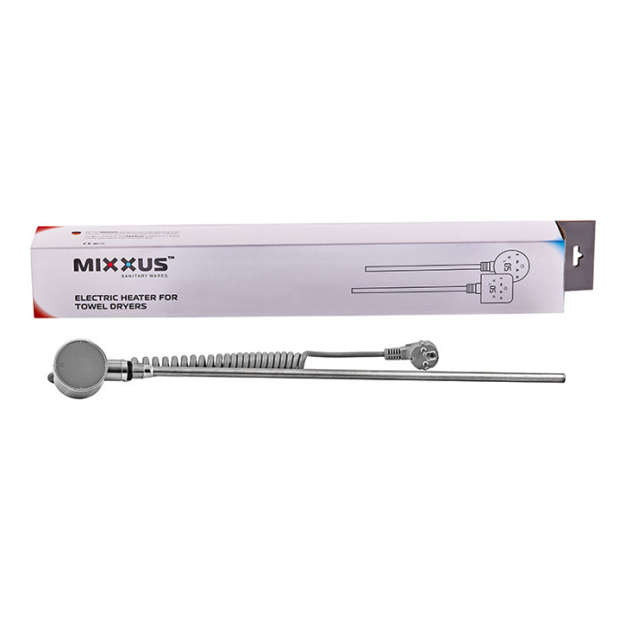 ТЕН електричний Mixxus TEH-0103 CHROME для сушарок рушників 300W (колір хром) (MI6628)