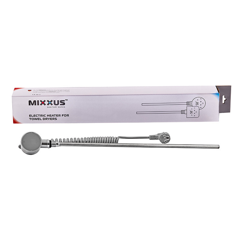 ТЕН електричний Mixxus TEH-0103 CHROME для сушарок рушників 300W (колір хром) (MI6628)