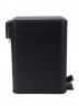 Відро для сміття з плавним закриттям прямокутне ZERIX SANSA-TC0105 BLACK 5 л (колір чорний) (ZX5894)