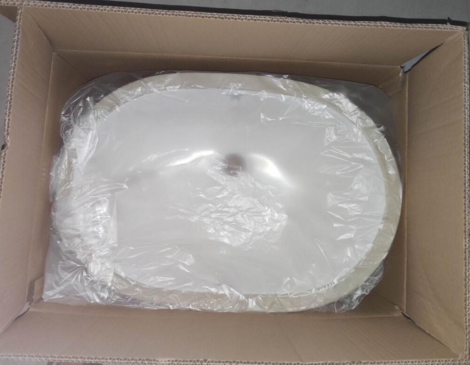 Раковина врізна під стільницю MIXXUS PREMIUM ELLIPSE-1701 570х385х205mm (перелив) (MP6566)