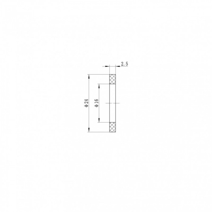 Перехідник з накидною гайкою під плоске ущільнення Koer KA.A08F-16S - 16(2.2mm) x 3/4"F (KR4866)