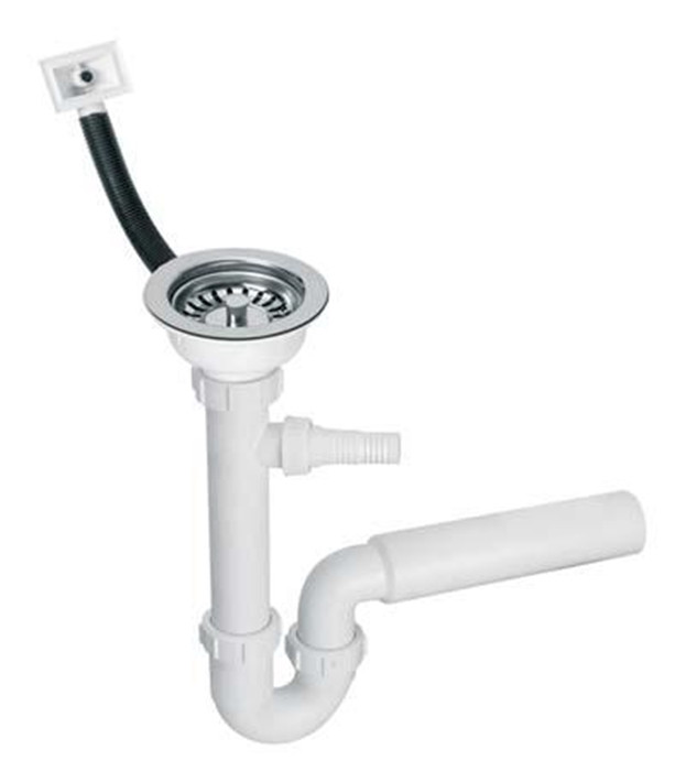 Сифон для кухонної мийки + злив HC7+FSW50PR