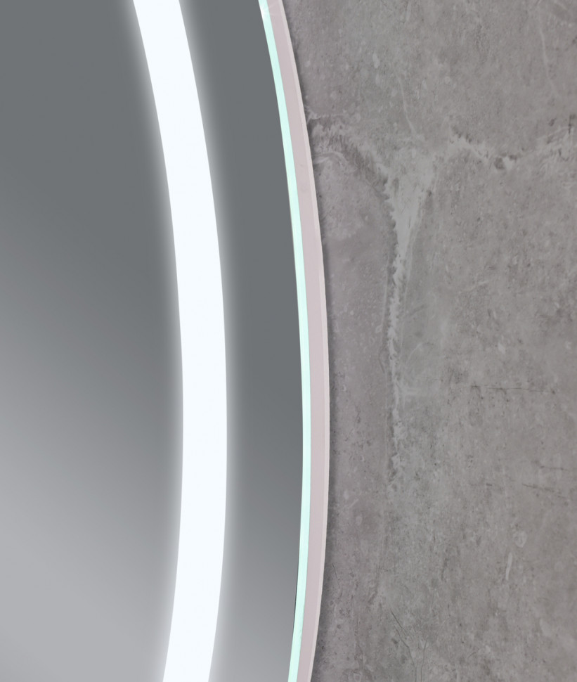 Дзеркало Mixxus PLAIN MV02-50x70 з Led Touch, Anti-fog, димером, регулятором яскравості, годинником (MI6010)