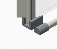 Двері в нішу Koer SR SD01-140x200-TR-01 прозоре скло Easy Clean 8мм, хром (KR5380)