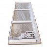 Двері в нішу Koer SR SD01-140x200-TR-01 прозоре скло Easy Clean 8мм, хром (KR5380)