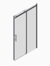 Двері в нішу Koer SR SD01-140x200-TR-01 прозоре скло Easy Clean 8мм, хром (KR5380)
