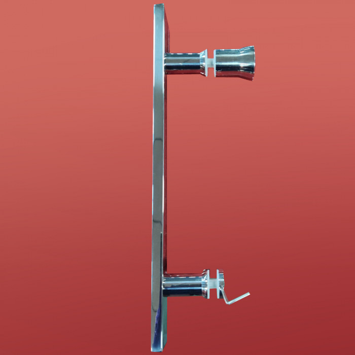 Двері в нішу Koer SR SD01-140x200-TR-01 прозоре скло Easy Clean 8мм, хром (KR5380)