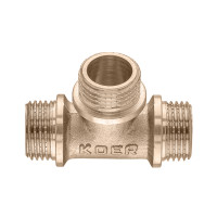 Трійник Koer KF.T06M.WN - 1/2'' MMM без нікелю (MX1528)