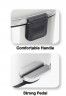 Відро для сміття з плавним закриттям прямокутне MIXXUS BEVEL-TC0112 SS COLOR 12л (колір нержавійка) (MI7087)