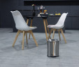 Відро для сміття з плавним закриттям прямокутне MIXXUS BEVEL-TC0112 SS COLOR 12л (колір нержавійка) (MI7087)