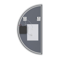 Дзеркало MIXXUS PREMIUM TOPPER MS03-60x120 з LED Touch, Anti-fog, димером (3-6,5kK) (MP6635)