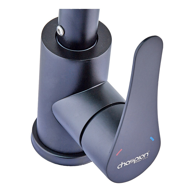 Змішувач для кухні Champion EZA-011 Black (нерж. сталь) (CH6152)