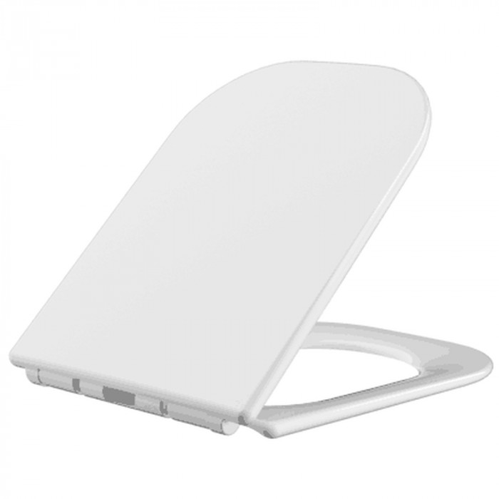Сидіння-кришка для унітазу Mixxus SEAT COVER QUADRO-2003 з мікроліфтом 430х338х35mm (MI6689)