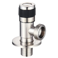 Кран для підключення сантехприладів MIXXUS VAL-05-1/2x3/4 з нерж. сталі SUS304 (Колір нерж) (MI6162)
