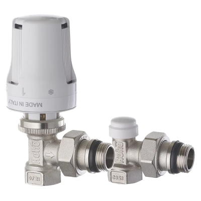 Комплект для підключення радіатора Roho R5151-050K - 1/2&quot; кутовий (антипротечка) (RO0117)