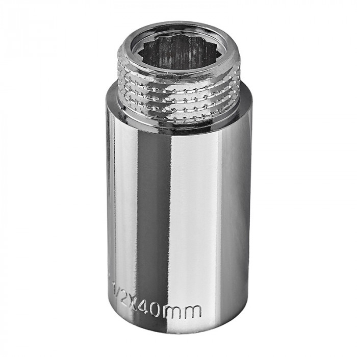 Подовжувач Europroduct EP.E040.Chr - 1/2"MF-40мм хром (EP6126)