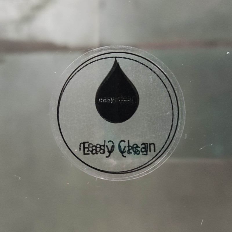 Двері у нішу розсувні KOER SR SD01-120x200-TR-12 прозоре скло EASY CLEAN 8мм матове золото (KR5377)