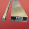Двері у нішу розсувні KOER SR SD01-120x200-TR-12 прозоре скло EASY CLEAN 8мм матове золото (KR5377)