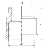 Муфта редукційна 1"х1-1/4" Koer KF.C1012 (KF0020)