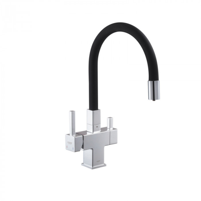 Змішувач для кухні Koer KB-72023-01 з виходом для питної води (KR5008)