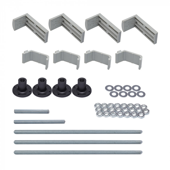 Бокс душовий без гідромасажу Mixxus STRONG SB01-90x90x215-GR SATIN з високим піддоном (MI6885)