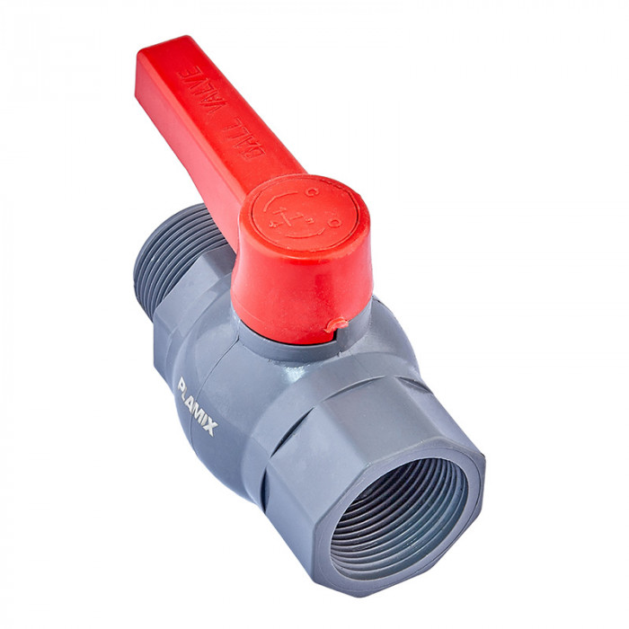 Кран кульовий Plamix PVM-1 1/4" FM PVC (PM0622)