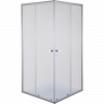 Душова кабіна з низьким піддоном MIXXUS CUBIC SCT01-90x90x195-FB CHROME матове скло 4мм (MI6903)