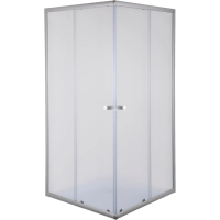 Душова кабіна з низьким піддоном MIXXUS CUBIC SCT01-90x90x195-FB CHROME матове скло 4мм (MI6903)