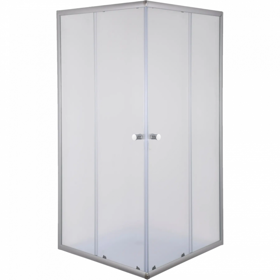 Душова кабіна з низьким піддоном MIXXUS CUBIC SCT01-90x90x195-FB CHROME матове скло 4мм (MI6903)