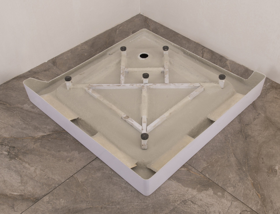 Душова кабіна з низьким піддоном MIXXUS CUBIC SCT01-90x90x195-FB CHROME матове скло 4мм (MI6903)