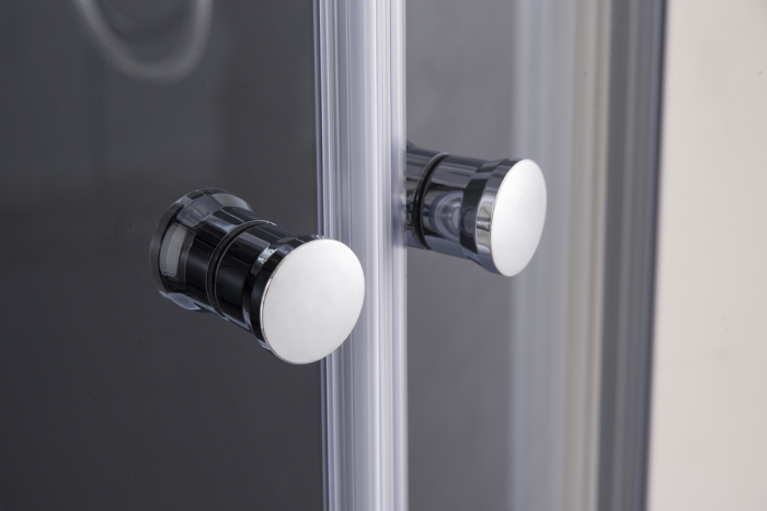 Душова кабіна з низьким піддоном Mixxus CUBIC SCT01-90x90x195-FB CHROME матове скло 4мм (MI6903)