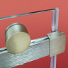 Двері у нішу розсувні KOER SR SD01-120x200-TR-02 прозоре скло EASY CLEAN 8мм SS COLOR (KR5379)