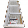 Двері у нішу розсувні KOER SR SD01-120x200-TR-02 прозоре скло EASY CLEAN 8мм SS COLOR (KR5379)