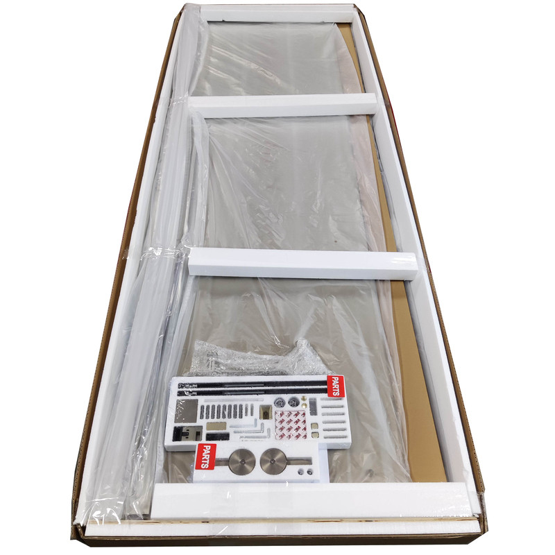 Двері у нішу розсувні KOER SR SD01-120x200-TR-02 прозоре скло EASY CLEAN 8мм SS COLOR (KR5379)
