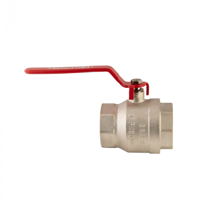 Кран кульовий Koer KR.214 - 3" FF ГГР (ручка "важіль" червона) (KR4951)