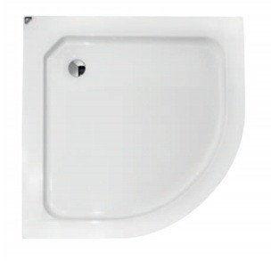 Піддон півкруглий ALEX 80х80х4/16 см + ноги