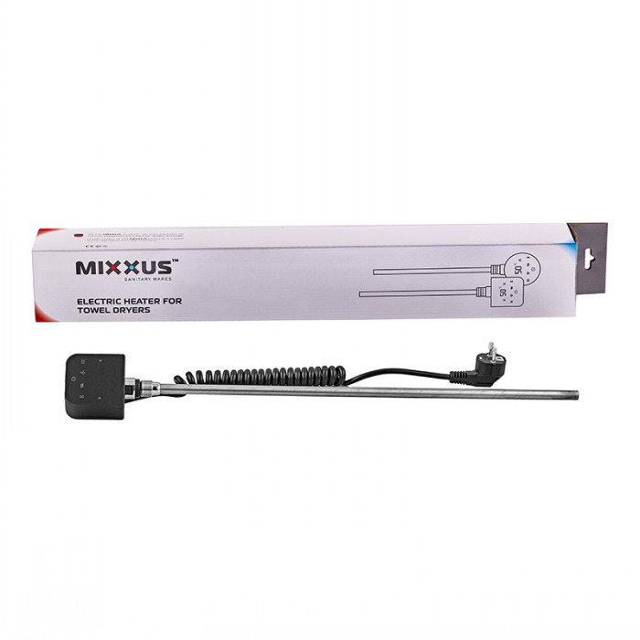 ТЕН електричний Mixxus TEH-0209 BLACK для сушарок рушників 900W (колір чорний) (MI6633)