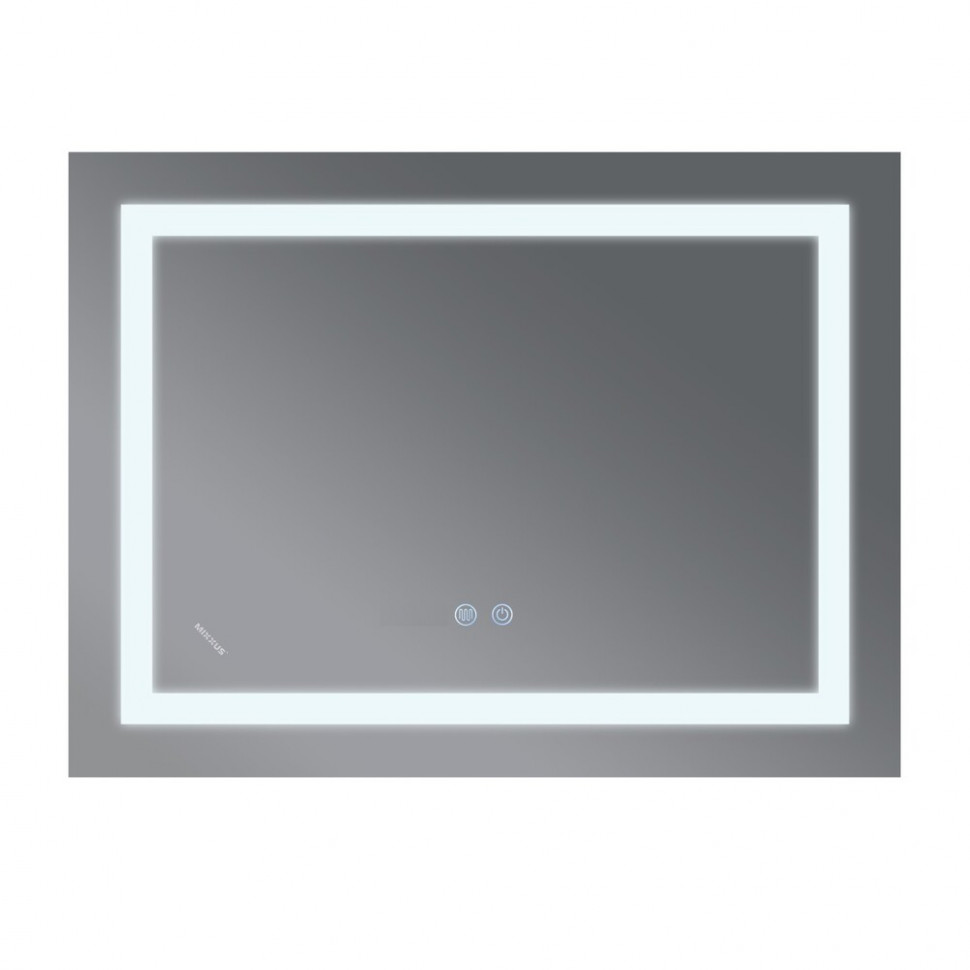 Дзеркало MIXXUS WARM MR12-90x70-REVERSE з LED Touch, Anti-fog, димером, рег. яскравості (MI6675)