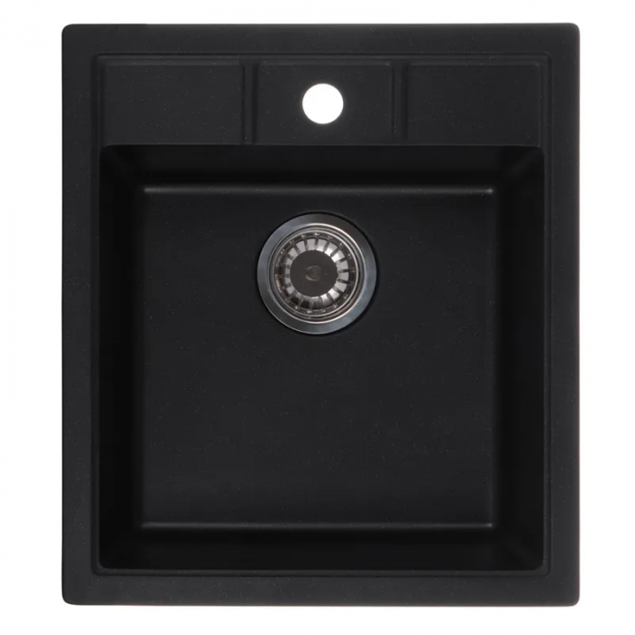 Мийка кухонна Zerix ZS-4651S-14 Чорний металік (ZX4570)