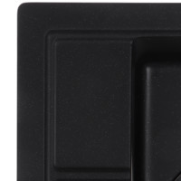 Мийка кухонна Zerix ZS-4651S-14 Чорний металік (ZX4570)