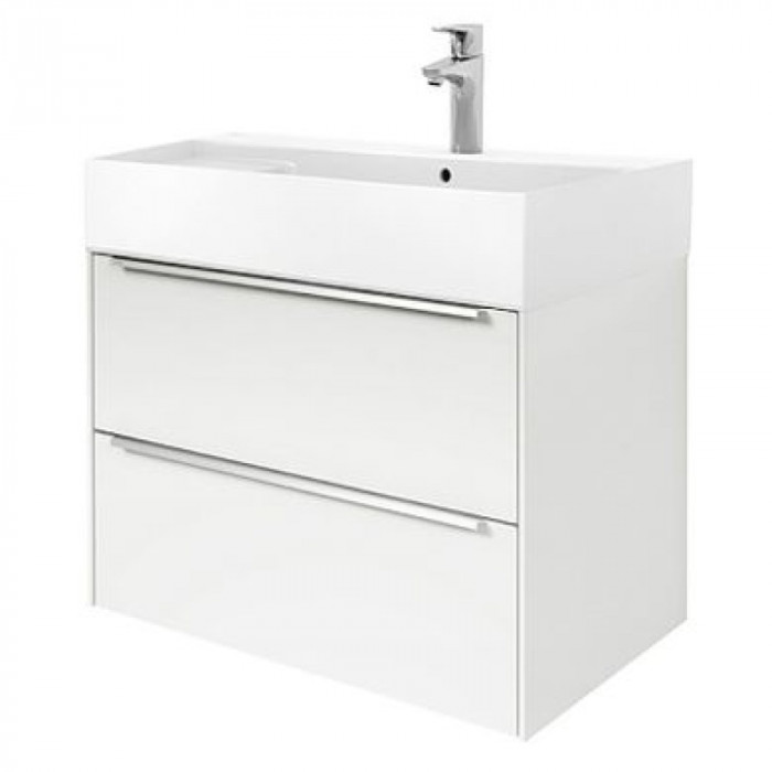 Тумба з раковиною ROCA Inspira підвісна 800х498 мм, без ніжок, біла A851076806