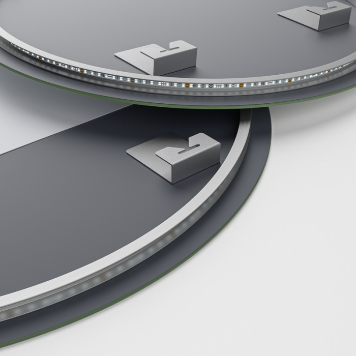 Дзеркало Mixxus Premium TOPPER MC01-100x75 з Led Touch, Anti-fog, димером (3-6,5kK) (MP6631)