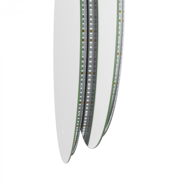 Дзеркало Mixxus Premium TOPPER MC01-100x75 з Led Touch, Anti-fog, димером (3-6,5kK) (MP6631)