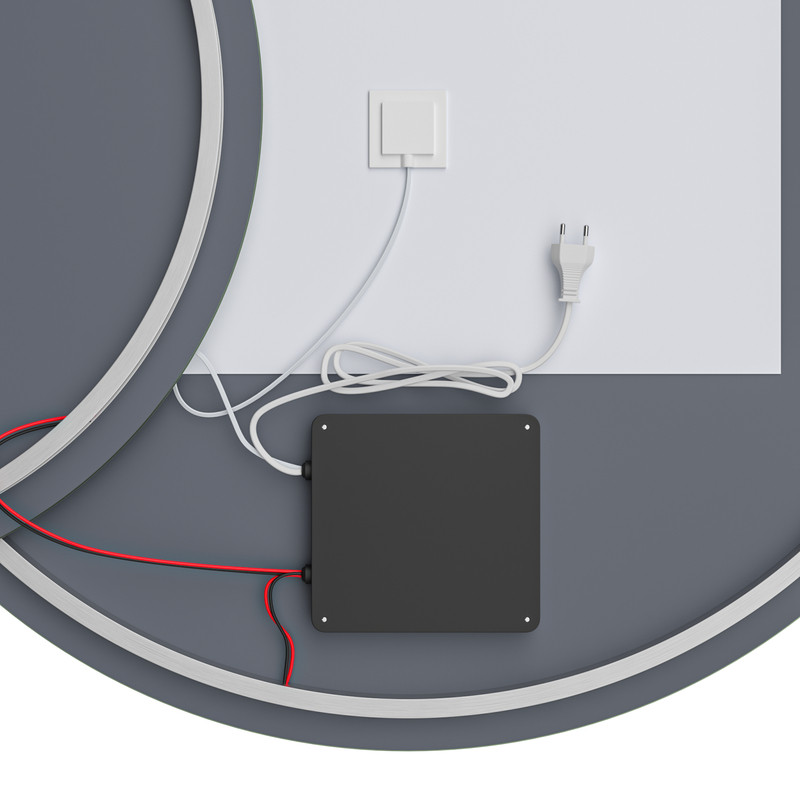 Дзеркало MIXXUS PREMIUM TOPPER MC01-100x75 з LED Touch, Anti-fog, димером (3-6,5kK) (MP6631)