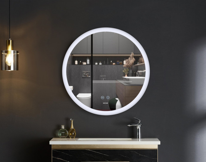 Дзеркало Mixxus PLAIN MC11-60 з Led Touch, Anti-fog, димером, регулятором яскравості (MI6663)