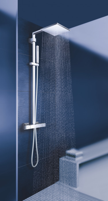 Душова система з термостатом для душа Grohe Euphoria Cube System (26087000)