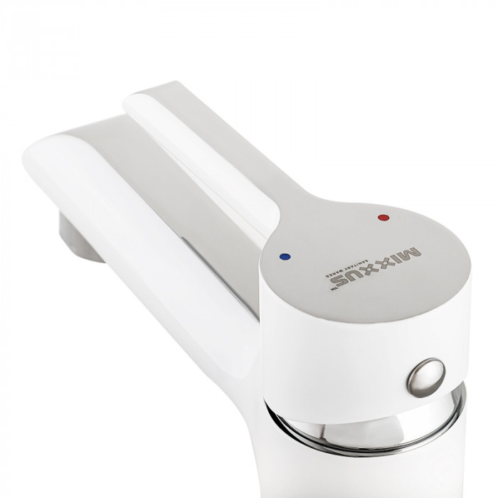 Змішувач для умивальника Mixxus Premium Edem 001 (White) (MI5843)
