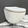 Підвісний унітаз VBI VULCANO WHITE GOLD EDGE