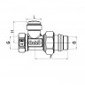 Кран радіаторний Roho R5261-050 - 1/2" прямий (антипротечка) (RO0135)